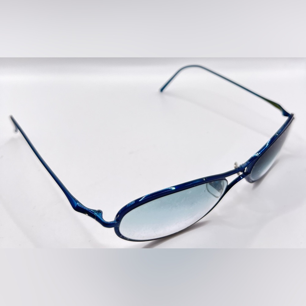Kata Mondo Blue Oval Sunglasses Frames Only